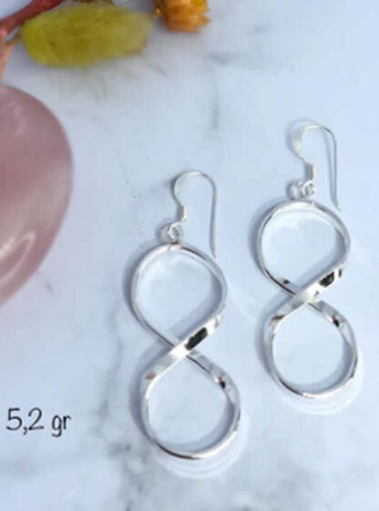 Aros colgantes Infinito