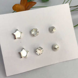 Set aros plata